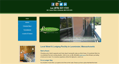 Desktop Screenshot of leominstermotorinn.com
